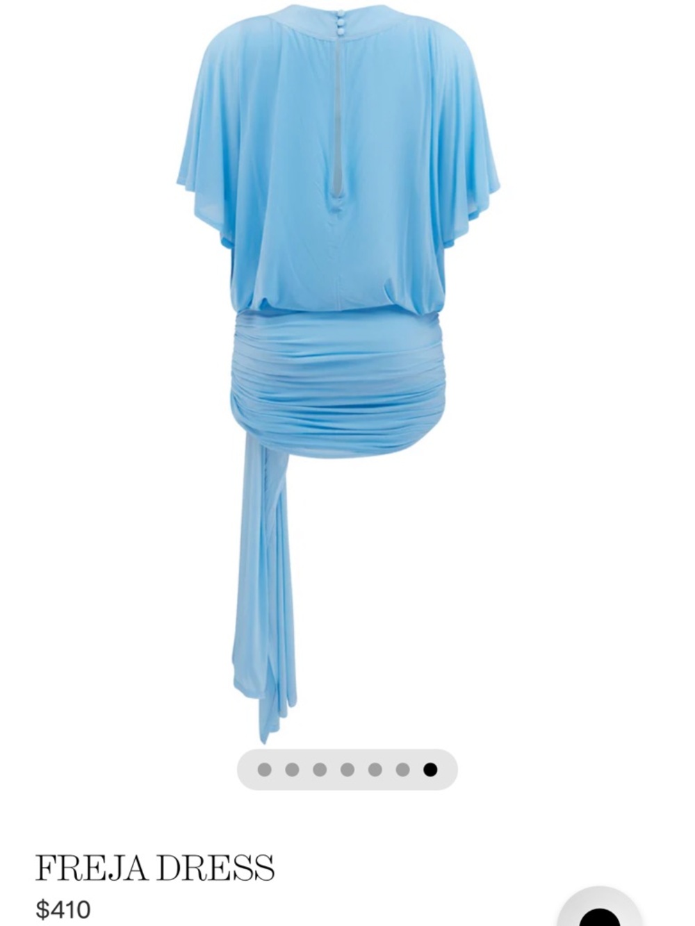Rat & Boa Freja Mini Dress in Sky Blue - Picture 5 of 5